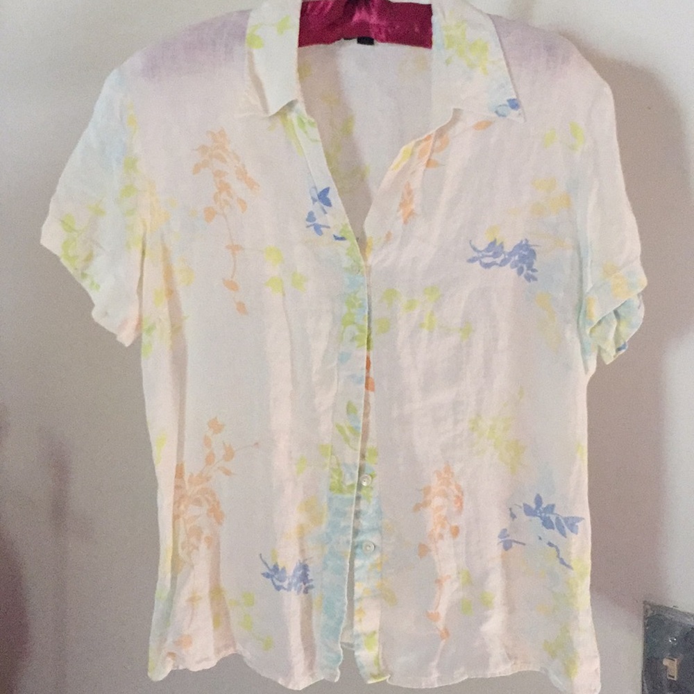 Beautiful Lands End linen shirt
